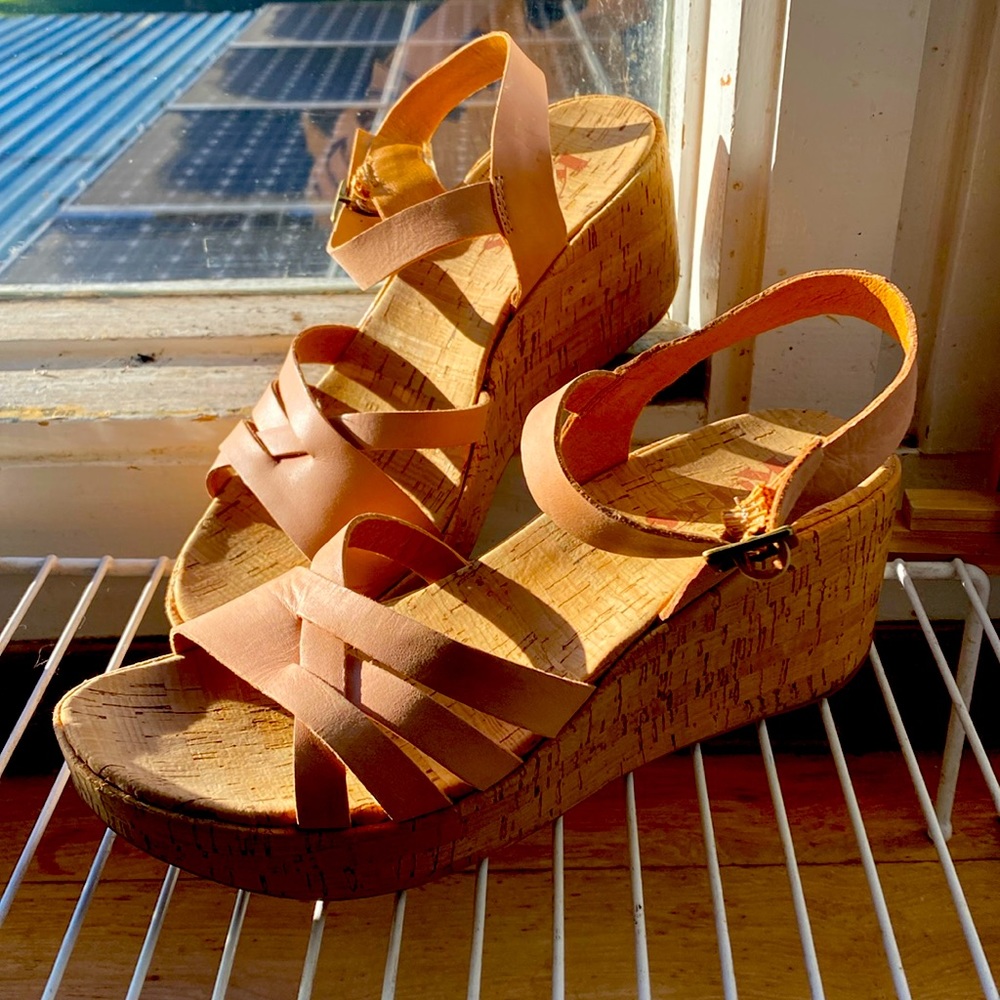 Korks ladies leather sandals 8m
